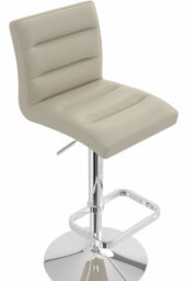 Swank Adjustable Bar Stool Beige - thumbnail 2