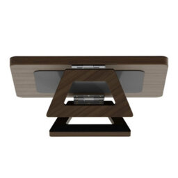 Brown Armrest Organiser Tray Bamboo Wood Chair Settee Couch Sofa Remote Control Holder - thumbnail 3