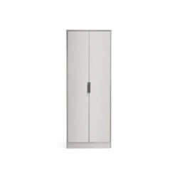 Julian Bowen Alba 2 Door Wardrobe - Silk Grey - thumbnail 4
