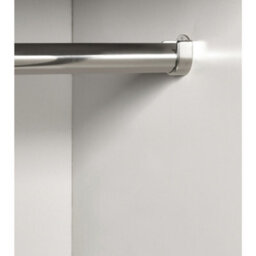 Julian Bowen Alba 2 Door Wardrobe - Silk Grey - thumbnail 6