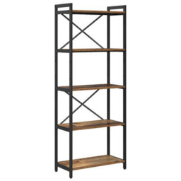 Berkfield Bookcase Old Wood 60 X 30 X 153 Cm Engineered Wood - thumbnail 2