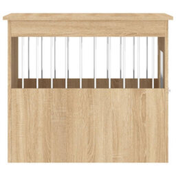 Walplus Sonoma Oak Dog Crate Furniture End Table 55X75X65 Cm Engineered Wood - thumbnail 8