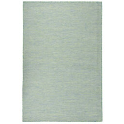 Berkfield Durable Outdoor Flatweave Rug 120X170 Cm Turquoise - thumbnail 2
