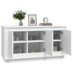 Vidaxl Sideboard White 102X35X55 Cm Engineered Wood - thumbnail 4