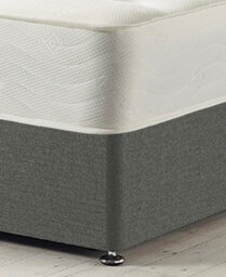 Somnior Beds Somnior Linen Grey Memory Foam Divan Bed With Mattress And 2 Drawers - Super King - thumbnail 4
