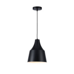 Bubly Bathrooms Volta Modern Matt Black Ip44 Bathroom Pendant Light With Adjustable 1M Flex - E27 Fitting - thumbnail 1