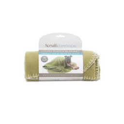 Scruffs Medium Expedition Fleece Pet Blanket 100 X 75Cm - Khaki Green - thumbnail 4