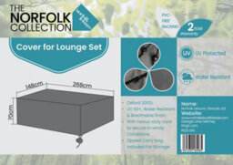 Norfolk Leisure 3 Seater Lounge Cover  L268Cm X W148Cm X H70Cm - thumbnail 2
