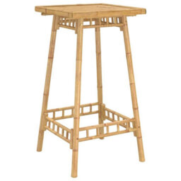 Walplus Outdoor Bar Table Square 55X55X100 Cm Bamboo - thumbnail 7