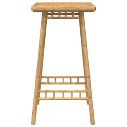 Walplus Outdoor Bar Table Square 55X55X100 Cm Bamboo - thumbnail 5