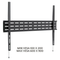 Kenable Fixed Tv Mount Bracket Low Profile Smart Lock 74 75 80 85Inch Tv Vesa 900 Black - thumbnail 3