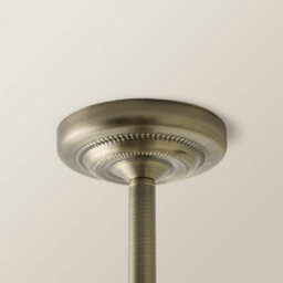 Valuelights Holborn Cream Scallop 3 Drop Diner Bar Ceiling Light And Bulbs - thumbnail 4