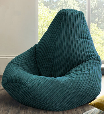 Beautiful Beanbags Childrens Highback Jumbo Cord Beanbag Ready Filled Bean Bags - image 1