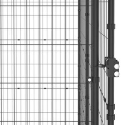 Berkfield Outdoor Dog Kennel Steel With Roof 12.1 M2 - thumbnail 5