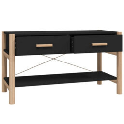 Walplus Tv Cabinet Black 82X38X45 Cm Engineered Wood - thumbnail 7