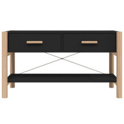 Walplus Tv Cabinet Black 82X38X45 Cm Engineered Wood - thumbnail 5