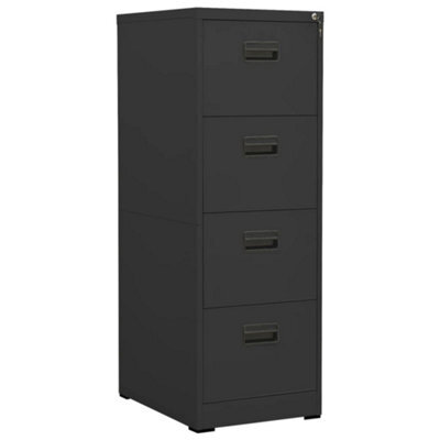 Berkfield Filing Cabinet Anthracite 46X62X133 Cm Steel - image 1
