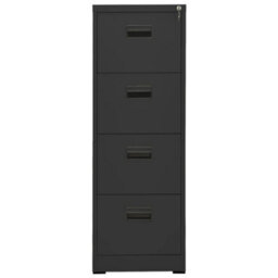 Berkfield Filing Cabinet Anthracite 46X62X133 Cm Steel - thumbnail 2