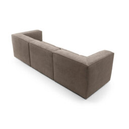 Abakus Direct Doris Modular 4 Seater Sofa In Brown Chenille - thumbnail 5