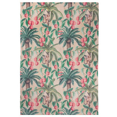 furn. Furn Monkey Palm Indoor/outdoor Rug, Papyrus, 120 X 170Cm - image 1