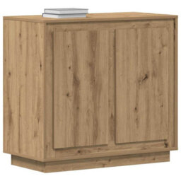 Berkfield Sideboard Artisan Oak 80X34X75 Cm Engineered Wood - thumbnail 3