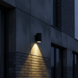 Ultra Beam Lighting Ultrabeam Black 12 Watt Outdoor Wall Downlight - Ip65 Rated - 3000K Warm White - 160mm Tall - thumbnail 5