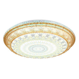 Luminosa Lighting Luminosa Lazaro Integrated Led Semi Flush Ceiling Light Amber Led 2700-6000K - thumbnail 5