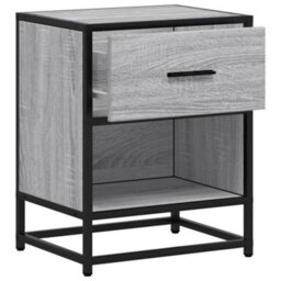 Berkfield Bedside Cabinets 2 Pcs Grey Sonoma 40X31X50 Cm Engineered Wood - thumbnail 9