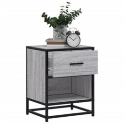 Berkfield Bedside Cabinets 2 Pcs Grey Sonoma 40X31X50 Cm Engineered Wood - thumbnail 4