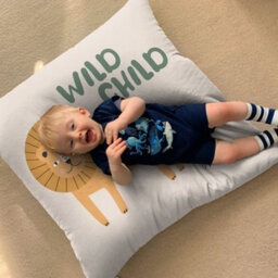 rucomfy Beanbags Rucomfy Indoor Lion Bean Bag - Safari Kids Floor Cushion Seat - thumbnail 1