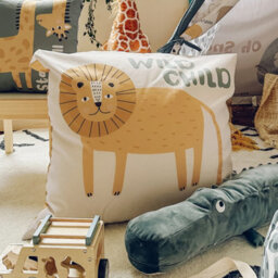 rucomfy Beanbags Rucomfy Indoor Lion Bean Bag - Safari Kids Floor Cushion Seat - thumbnail 3