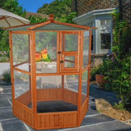 Actiaspet Large Wooden Aviary Bird House - thumbnail 4