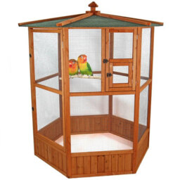 Actiaspet Large Wooden Aviary Bird House - thumbnail 2