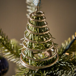 Dibor Light Blue Beaded Snowflake Christmas Decorations Tree Topper - thumbnail 4