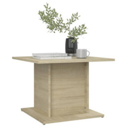 Berkfield Coffee Table Sonoma Oak 55.5X55.5X40 Cm Engineered Wood - thumbnail 3