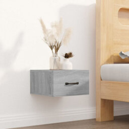 Berkfield Wall-Mounted Bedside Cabinets 2 Pcs Grey Sonoma 35X35X20 Cm - thumbnail 3