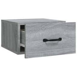 Berkfield Wall-Mounted Bedside Cabinets 2 Pcs Grey Sonoma 35X35X20 Cm - thumbnail 6