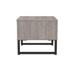 Beijing 1 Drawer Bedside Cabinet In Grey Oak (Ready Assembled) - thumbnail 3
