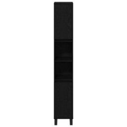 Walplus Bathroom Cabinet Black Oak 30 X 30 X 190 Cm Engineered Wood - thumbnail 7