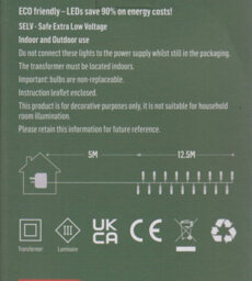 Premier Decorations Limited 500 Led Treebrights Warm White Multi-Action 12.5M Lit Length Green Cable - thumbnail 4