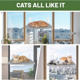 Foldable Plush Cat Window Hammock Soft Hanging Bed Cat Bed - thumbnail 3