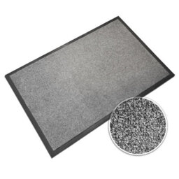 Floordirekt Monochrome High Twist Nylon Dirt Trapper Entrance Mat Non Slip Back Absorbent Home Business Entrance Silver Grey 200 X 200 Cm - thumbnail 6