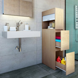 Vcm Bathroom Furniture Room Divider Drawer Tasalo - thumbnail 3