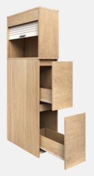 Vcm Bathroom Furniture Room Divider Drawer Tasalo - thumbnail 2