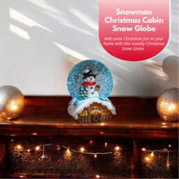 Marco Paul Christmas Led Snowman Snow Globe With Colour Changing Led's - thumbnail 5