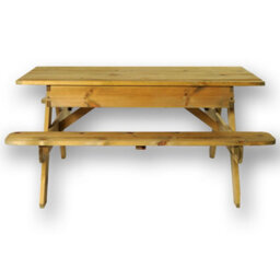 Leisurebench Children's Sandpit Picnic Table - Kids Garden Play Table With Storage - thumbnail 3