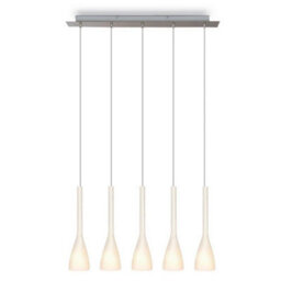 Luminosa Lighting Luminosa Vase Straight Bar Pendant Ceiling Light Stainless Steel