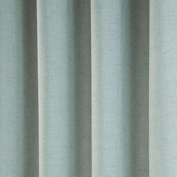 "Homescapes Duck Egg Blue Linen Eyelet Lined Curtain Pair, 66 X 72""" - thumbnail 4