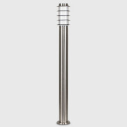 Valuelights Wharf 4 Pack Outdoor Stainless Steel Wired Bollard Lantern Light Posts - thumbnail 4