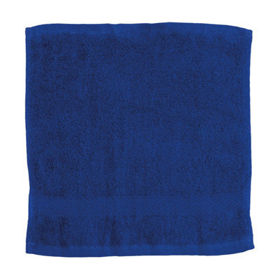 Towel City Luxury Face Towel Royal Blue (One Size)